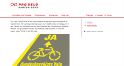 Desktop Screenshot of pro-velo-be.ch